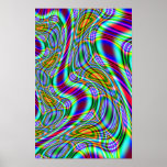 Arco iris de griterío (#2) poster del fractal