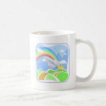 Arco iris de la esperanza tazas