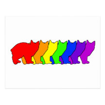 Arco iris de la Isla de Man Tarjeta Postal