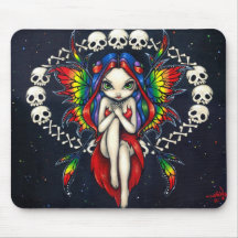 "Arco iris de los huesos" Mousepad Tapetes De Ratón