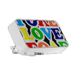 Arco iris del amor laptop altavoz