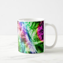 arco iris del cromo taza de café