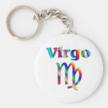 Arco iris del virgo llaveros personalizados