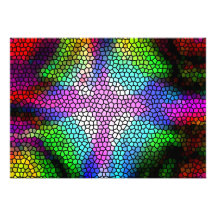 Arco iris del vitral anuncios  