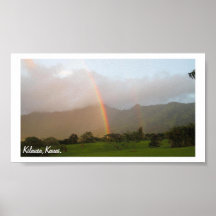 Arco iris doble posters