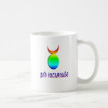 arco iris encarnado de dios tazas de café