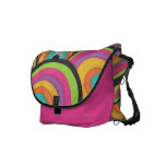 Arco iris enrrollados bolsas messenger