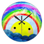 Arco iris feliz reloj