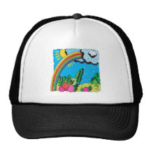 Arco iris gorros  
