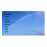 Arco iris hermoso en Hawaii sobre el Océano Pacífi Tarjeta De Visita