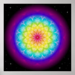 Arco iris I de la mandala Posters