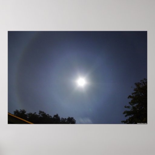 Arco iris lunar poster