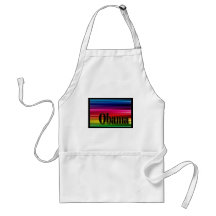 Arco iris Obama Delantal