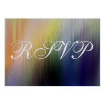 Arco iris pintado que casa la tarjeta de la respue plantilla de tarjeta personal