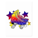 Arco iris Rollerskates Postales