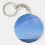 Arco iris sobre Honolulu, Hawaii Llavero Personalizado