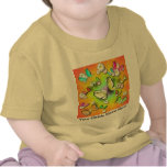 Arco iris Swallowtails y camiseta del niño de Dais