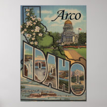 Arco, letra ScenesArco, identificación de IdahoLar Posters