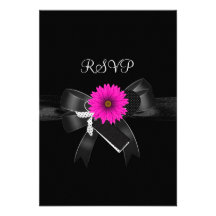 Arco rosado blanco de la flor del negro del fiesta comunicado personalizado