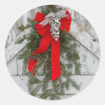 Arcos y Belces del navidad Etiqueta