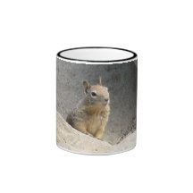 Ardilla de tierra taza de café