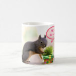 Ardilla del feliz cumpleaños tazas de café