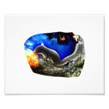 Ardilla en estilo del arte pop del árbol impresion fotografica