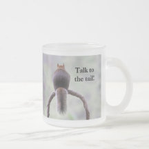Ardilla enojada tazas de café