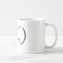 Ardilla joven en bosquejo blanco y negro tazas