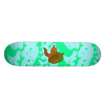 ardilla linda del bebé patin personalizado