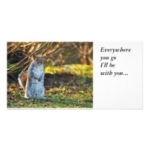 Ardilla o un Meerkat, Tarjeta Personal