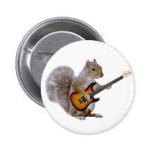 Ardilla que toca la guitarra pins