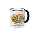 Ardilla rabiosa Kung Fu Taza De Café
