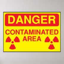 Área contaminada poster