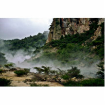 Área la termal del valle de Waimangu Esculturas Fotograficas