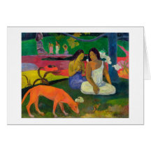 Arearea (el perro rojo), 1892 tarjetas