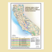Áreas de cultura indias de California - postal tarjetas postales