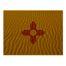 Arena del postre de la bandera de New México Postal