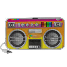 arenador brillante retro del ghetto del equipo est iPod altavoz