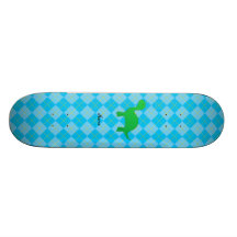 Argyle conocido personalizado del azul del dinosau monopatin personalizado