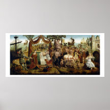 Ariadne en Naxos, de la historia de Theseus (aceit Poster