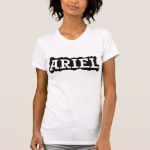 Ariel - nube negra camisetas