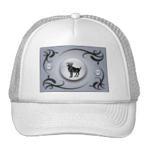 Aries del zodiaco gorros bordados