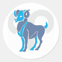 Aries Etiqueta Redonda