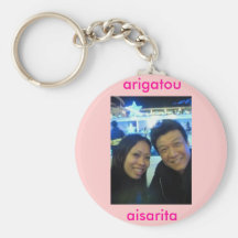 arigatou, aisarita llavero personalizado