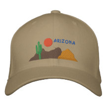 Arizona bordó el gorra gorra bordada