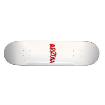 Arizona rojo monopatín personalizado