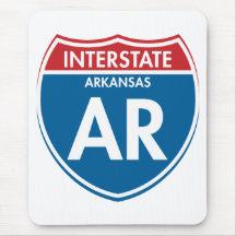 Arkansas de un estado a otro AR Tapetes De Ratón