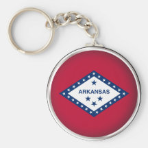 Arkansas redondo llaveros personalizados