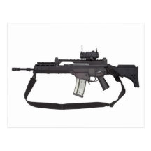 Arma automática G36 Tarjeta Postal